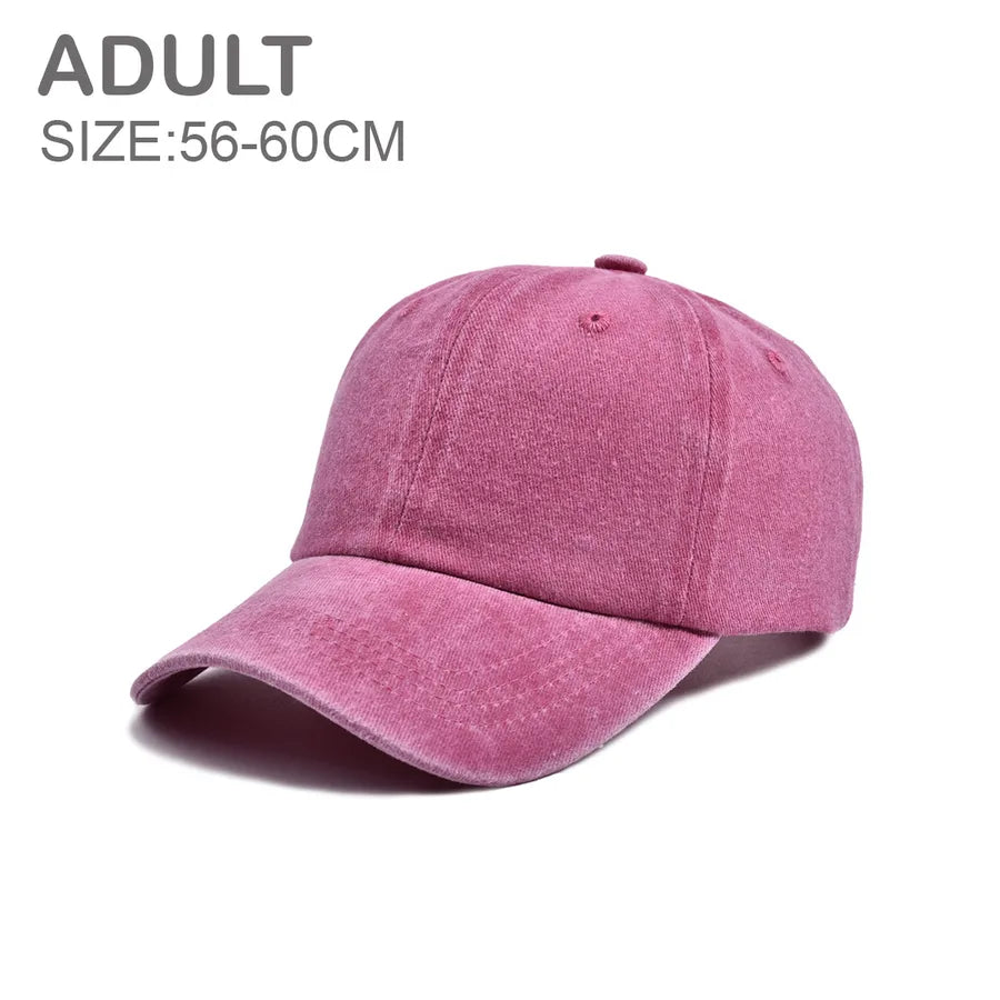 Children Unisex Streetwear Solid Color Baseball Cap
