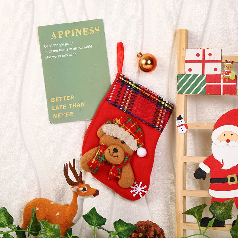 christmas cute santa claus snowman cloth party christmas socks