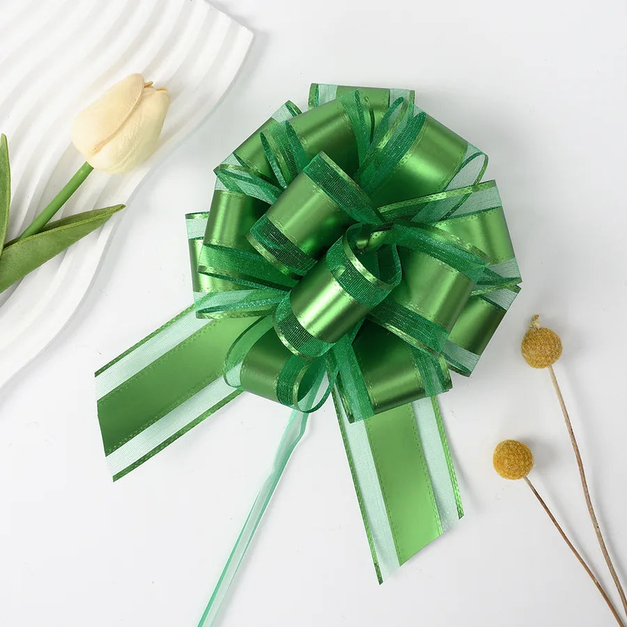 New 50 Snow Yarn Matte Fit Ball Flower Christmas Gift Flower Fruit Basket Packaging Metallic Color Hand Pull Flower
