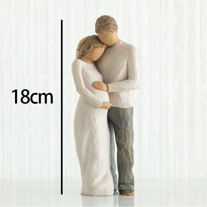 Modern Style Human Synthetic Resin Ornaments Artificial Decorations