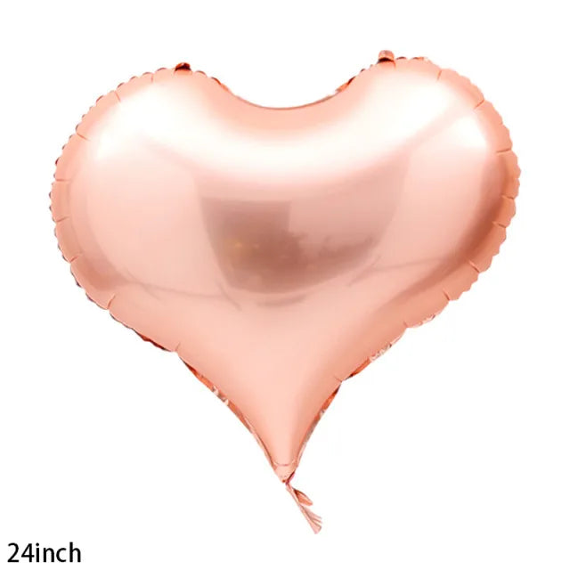 valentine's day letter aluminum film wedding party balloons