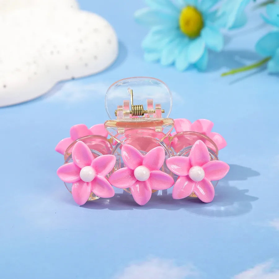 Pastoral Women's Flower Petal Chrysanthemum Synthetic Resin Headwear