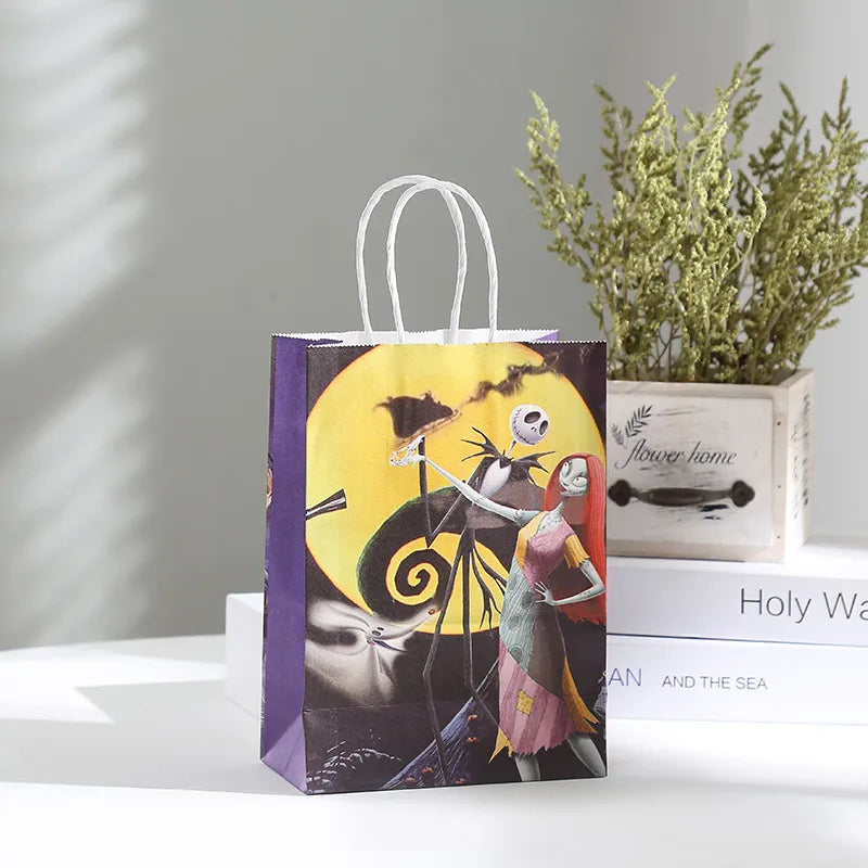 halloween cool style pumpkin spider web ghost kraft paper daily gift bags 1 piece