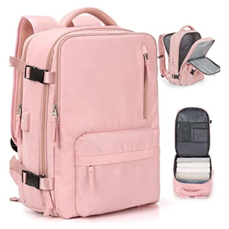 In stock small size leisure travel bag portable storage bag travel USB backpack laptop backpack