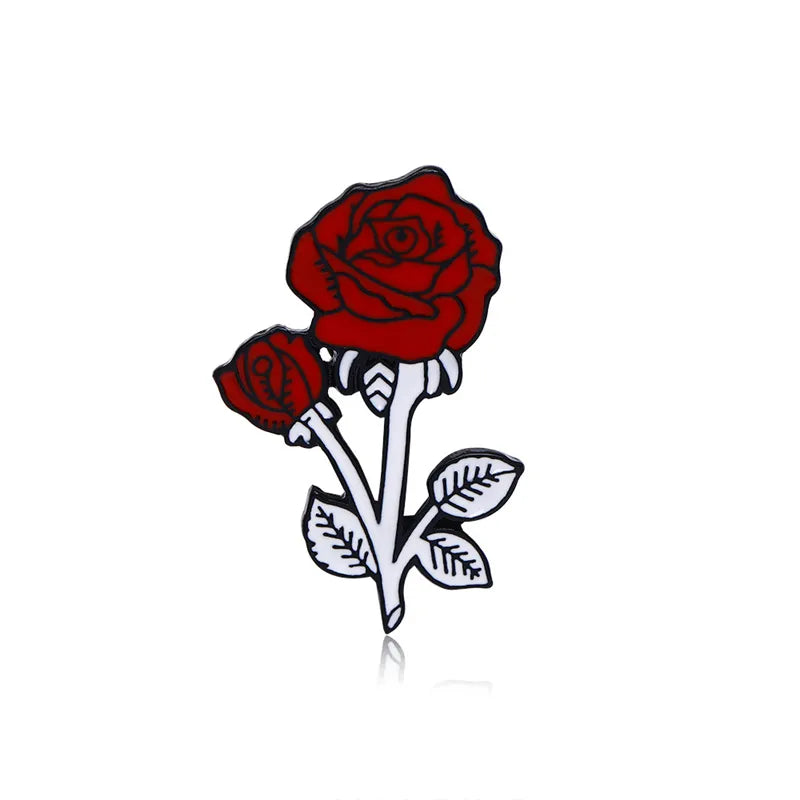 Casual Elegant Lady Flower Alloy Stoving Varnish Plating Unisex Brooches