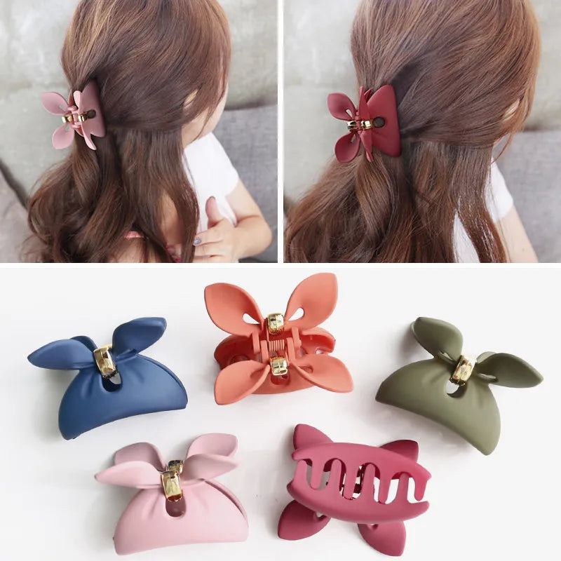 Sweet Women's Bow Knot Plastic Hair Claws