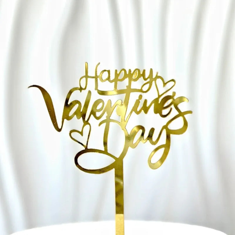 Valentine'S Day Casual Elegant Lady Letter Plastic Holiday Banquet Selfie Cake Decorating Supplies Party Supplies Cake Decorating Supplies 1 Piece