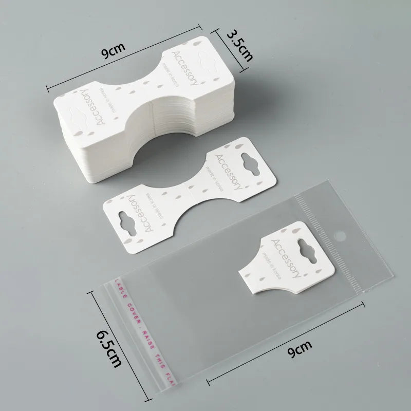 basic letter solid color paper printing jewelry accessories 1 piece
