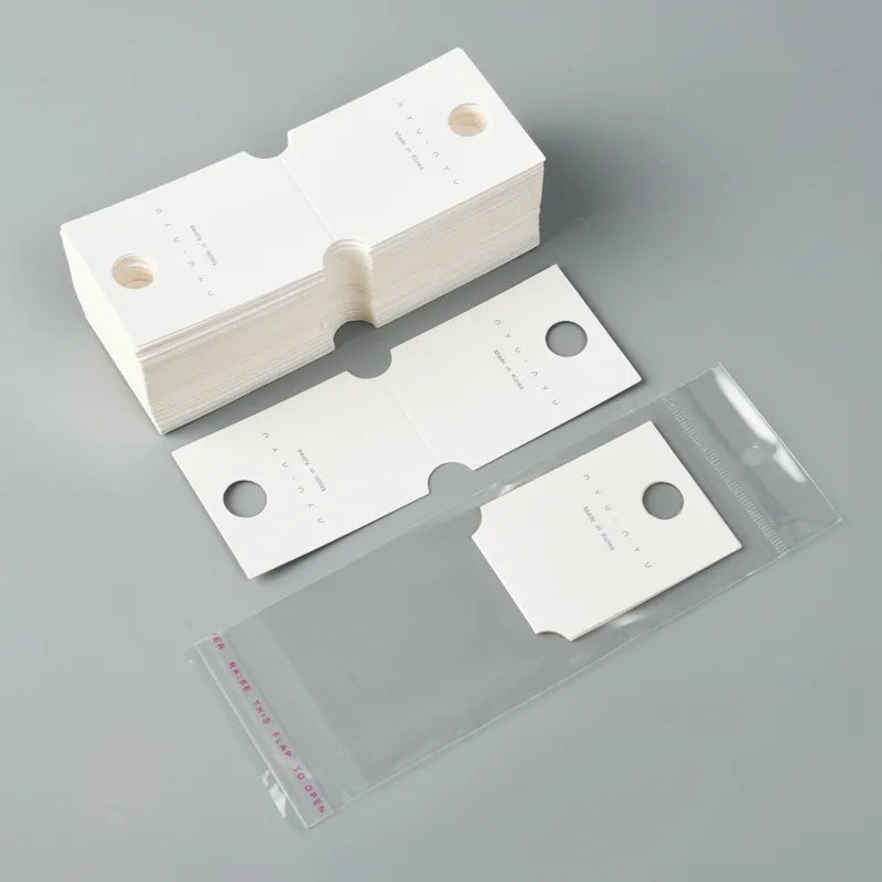basic letter solid color paper printing jewelry accessories 1 piece