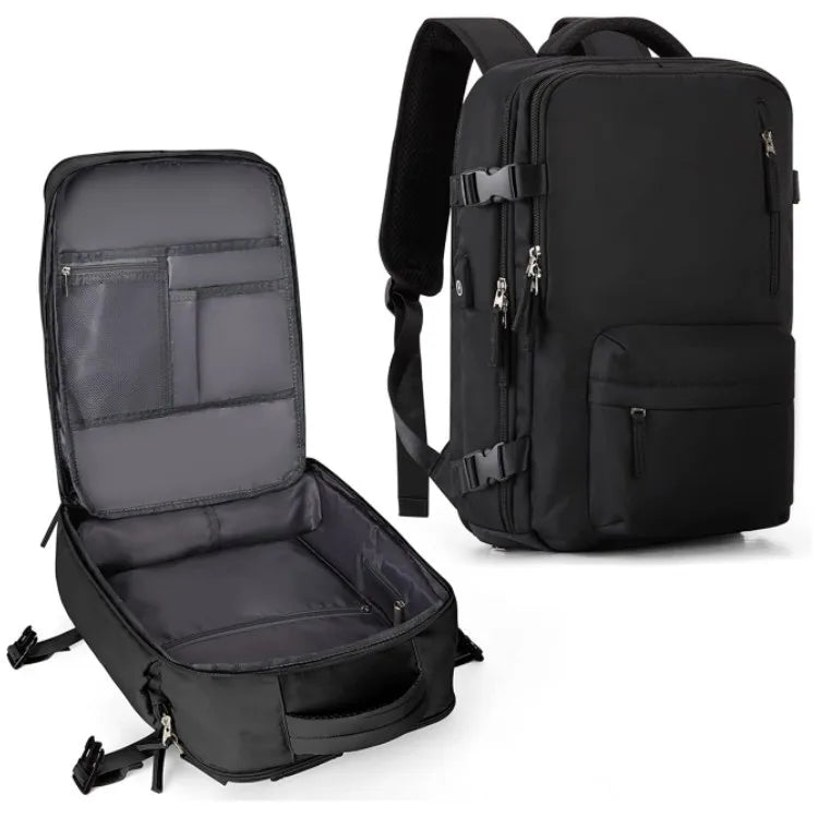 In stock large capacity travel bag wash bag portable storage bag travel wash suit USB backpack storage