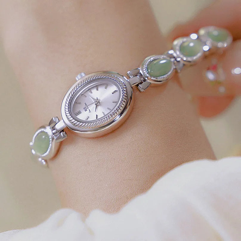 Simple Style Classic Style Color Block Jewelry Buckle Quartz Women's Watches