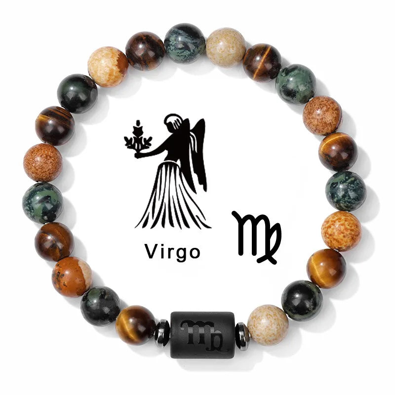 Simple Style Constellation natural stone Agate Bracelets In Bulk