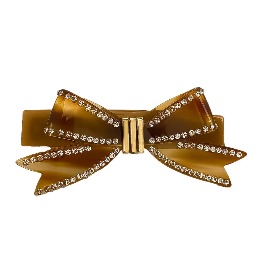 Fashionable Butterfly Knot Hair Clip Acetate Board French Style High-End Feeling Hair Accessories Elegant Retro Artistic