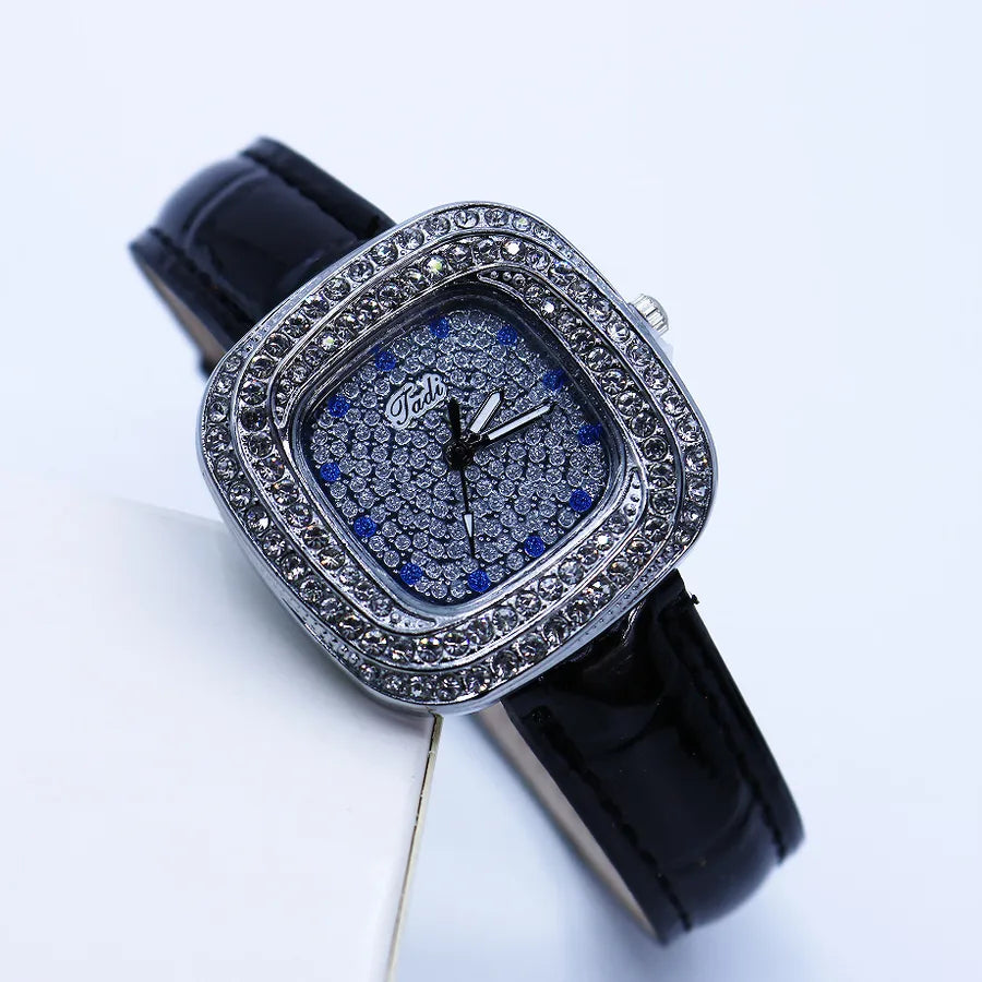 Casual Solid Color Buckle Quartz Women's Watches