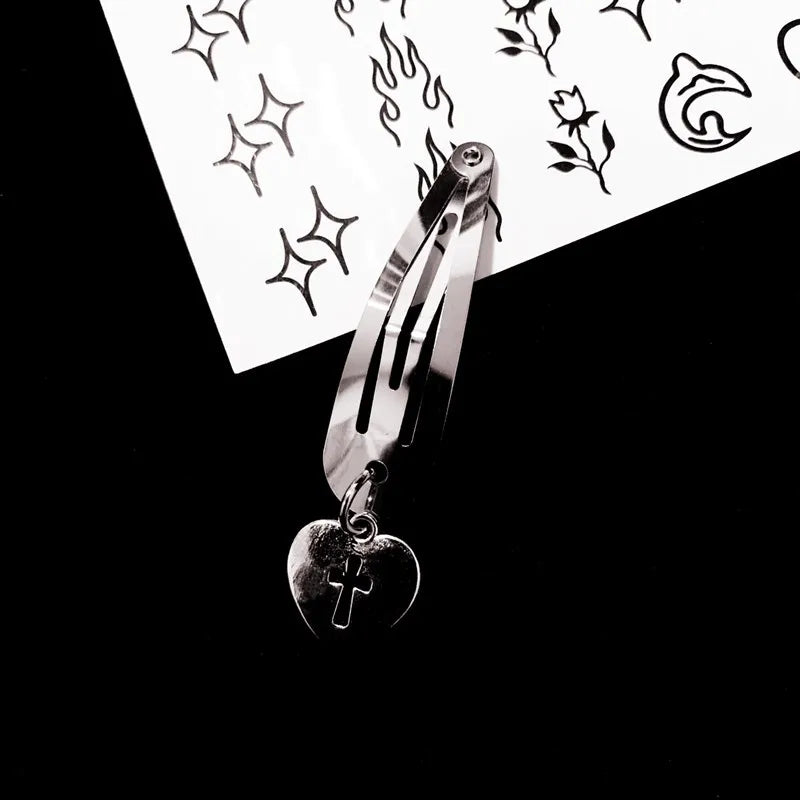 IG Style Classic Style Women's Cross Alloy Charm Hair Clips