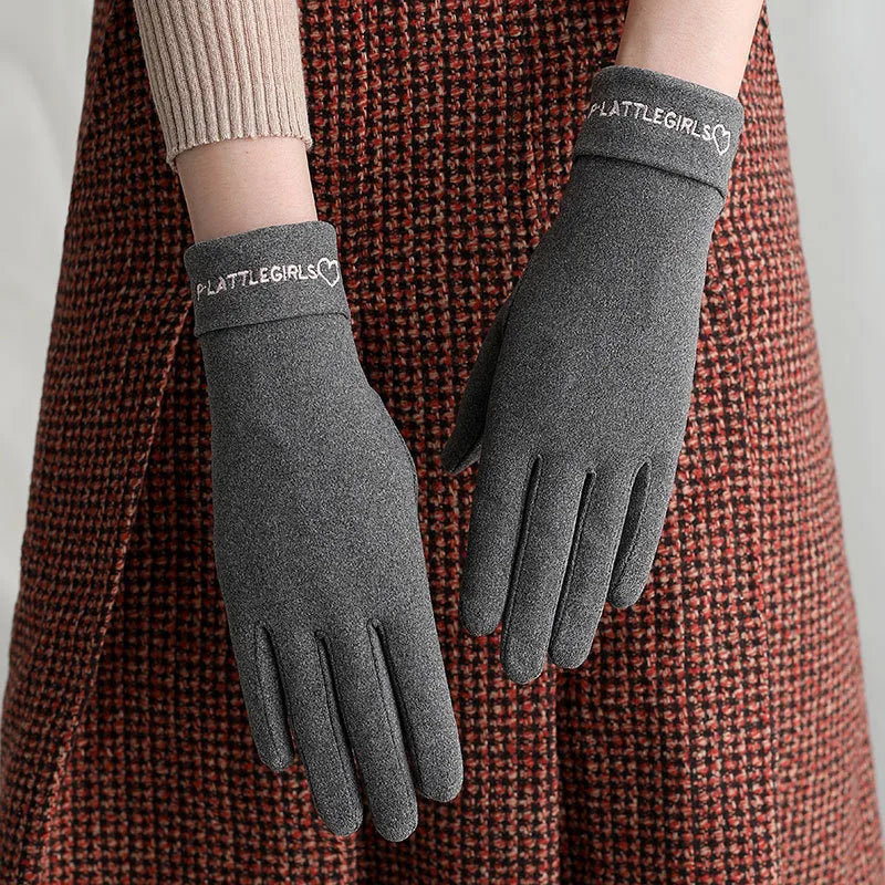 Women's Basic Simple Style Solid Color Gloves
