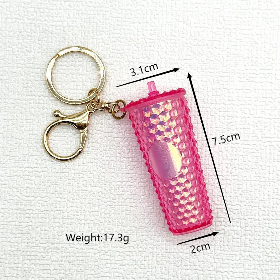 Simple Style Colorful Plastic Unisex Keychain
