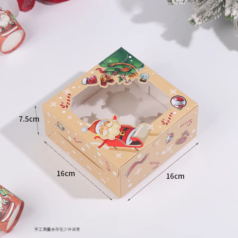 Christmas Cartoon Style Cartoon Paper Card Party Gift Wrapping Supplies