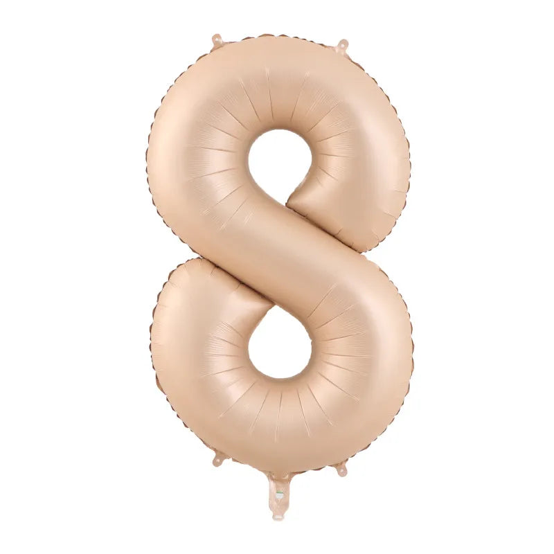 birthday number aluminum film party balloons 1 piece
