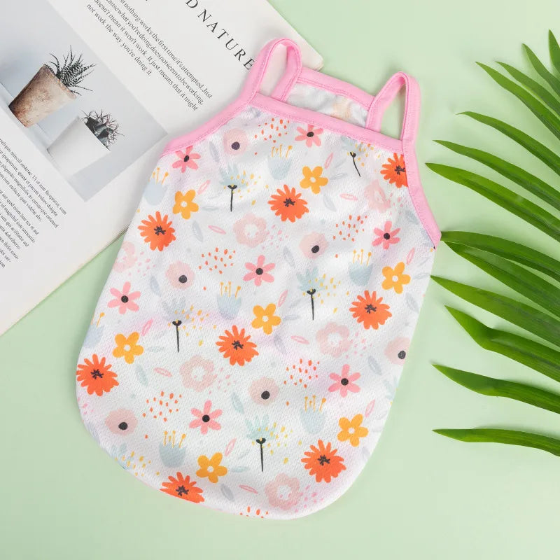 cute sweet polyester cartoon fruit pet clothing