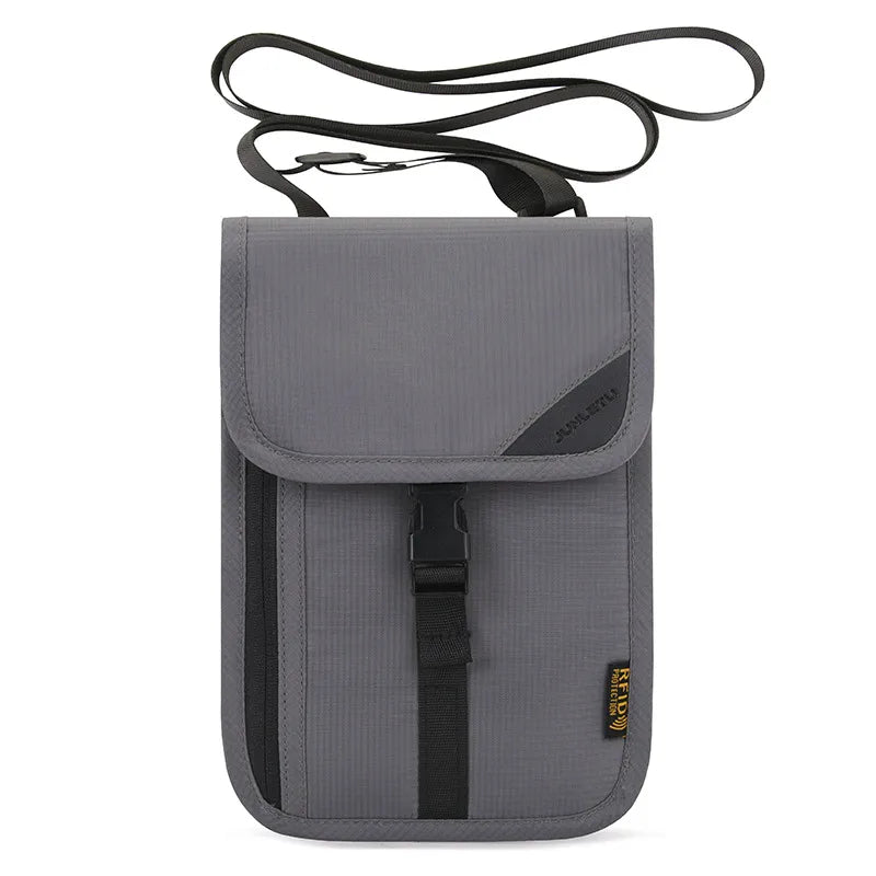 Unisex Basic Solid Color Nylon Passport Holders