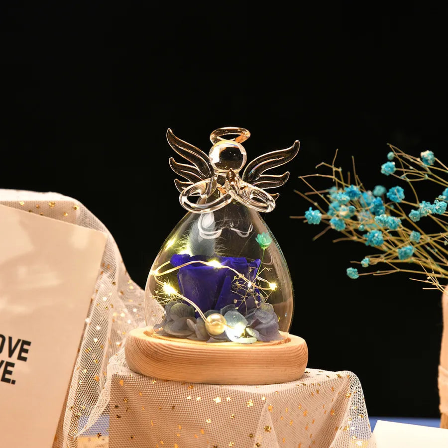 valentine's day simple style angel glass indoor party festival ornaments