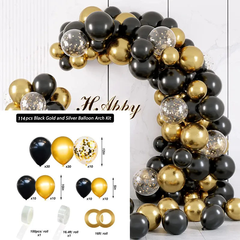 10 Series Birthday Party Decoration Balloon Suit Balloon Chain Arch Wedding Wedding Room Scene Arrangement