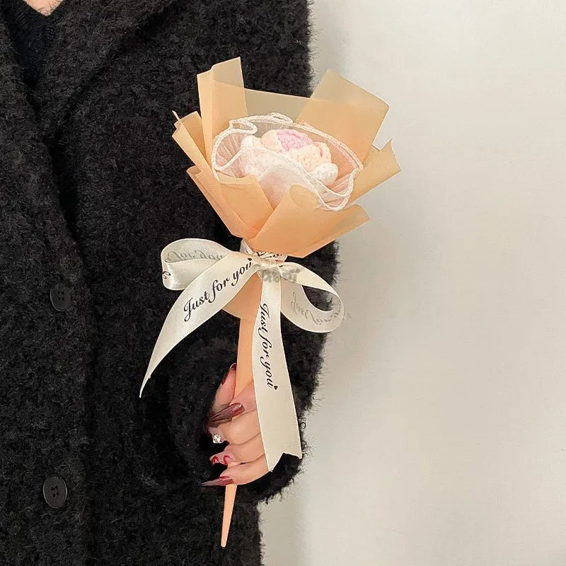 Sweet Multicolor Knit Artificial flowers