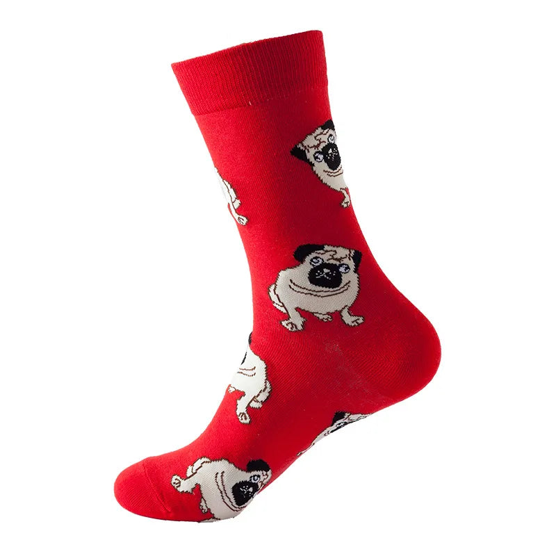 unisex sports cartoon nylon cotton jacquard ankle socks 1 piece
