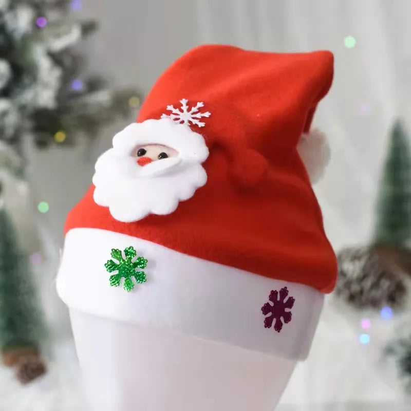Christmas Cute Cartoon Nonwoven Party christmas hat
