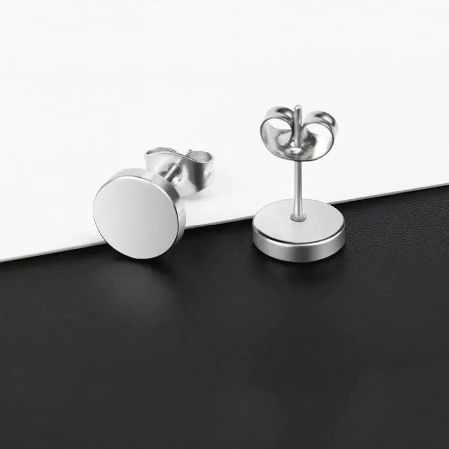 1 Pair Simple Style Classic Style Commute Geometric 304 Stainless Steel Ear Studs