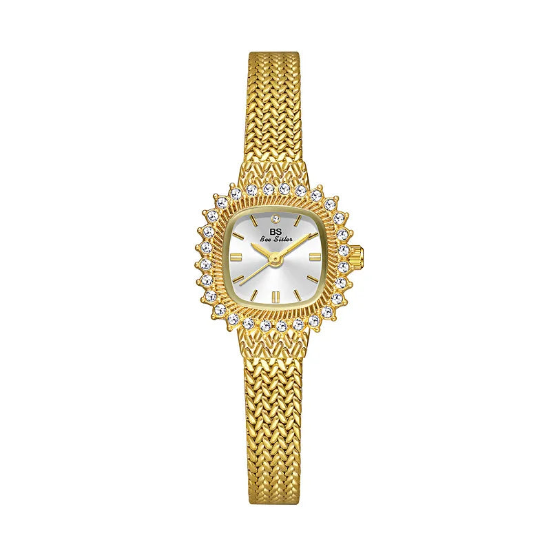 Simple Style Classic Style Solid Color Single Folding Buckle Quartz Women's Watches