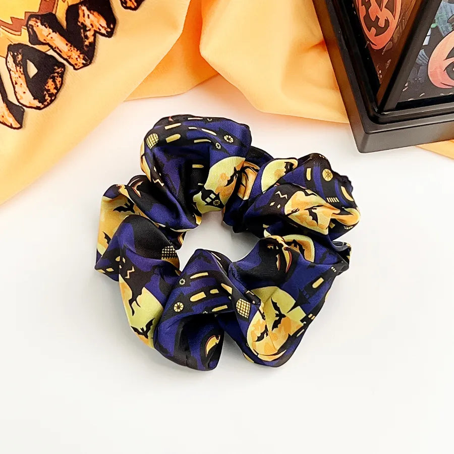 Halloween Pumpkin Skull Large intestine Elastic Hair Ties Festival Atmosphere Retro Classic Head Ropes European Style Design