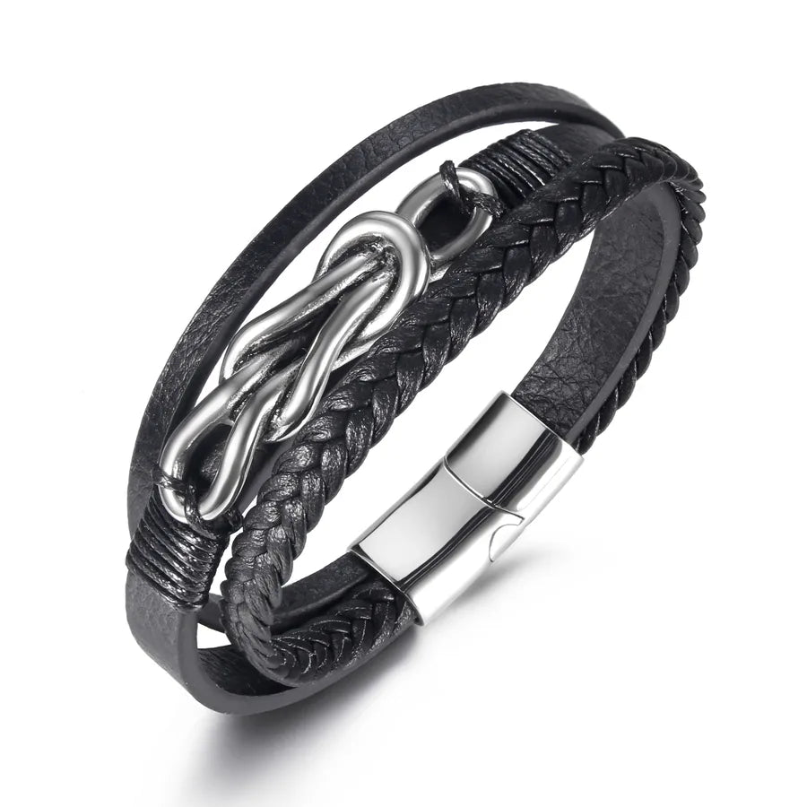 Retro Vintage Style Simple Style Geometric 304 Stainless Steel Bracelets 1 Piece