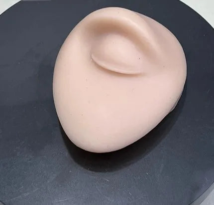 silicone simulation fake ear facial features teaching practice props nose mouth navel stud ring accessories display stand model