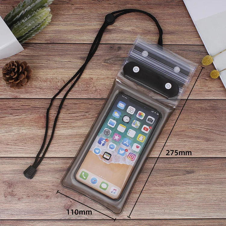 Casual Solid Color Tpu Waterproof Bag Swimming Accessories