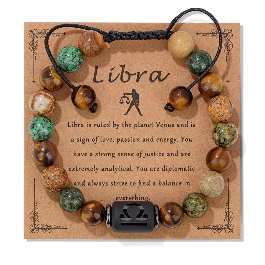 Simple Style Constellation natural stone Bracelets In Bulk