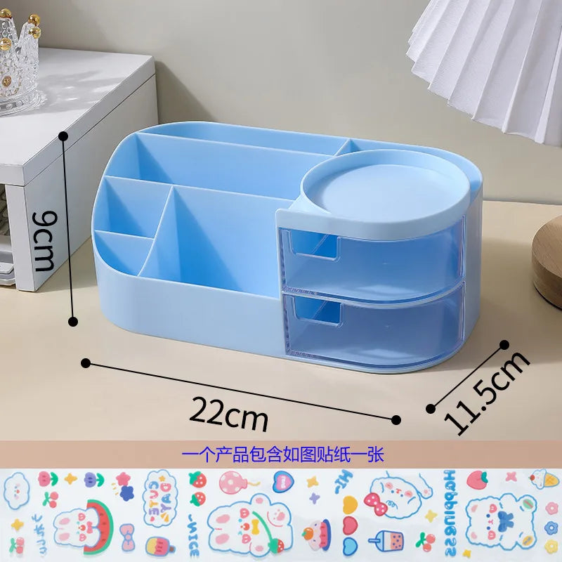 Solid Color PS Plastic Simple Style Storage Box