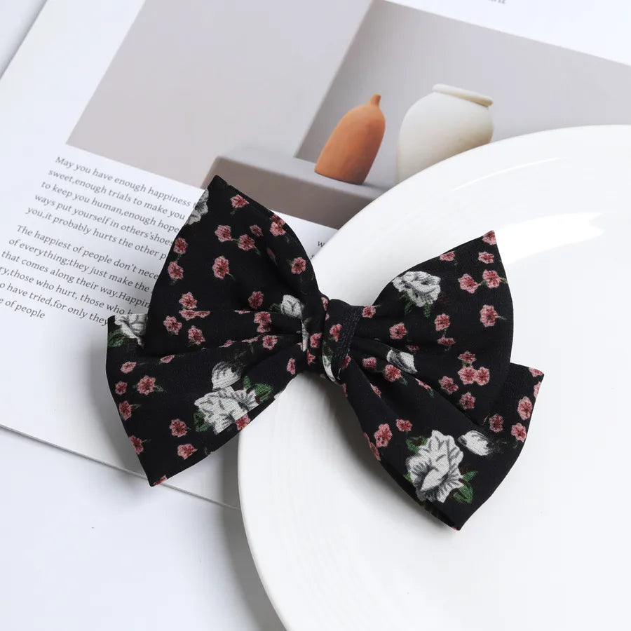 Lady Sweet Women's Floral Cloth Hair Clip