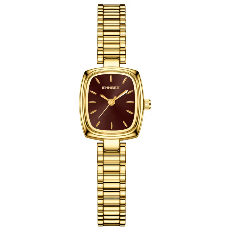 Casual Simple Style Geometric Jewelry Buckle Quartz Watch Women's Watches