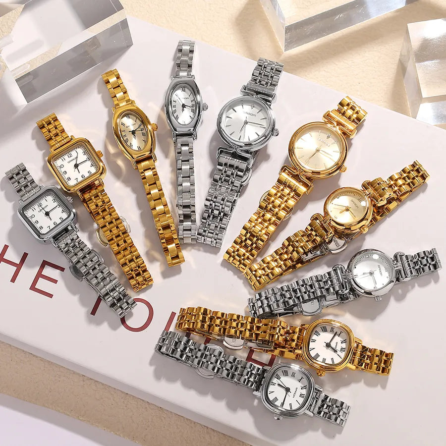 Elegant Vintage Style Simple Style Round Electronic Watch Women's Watches