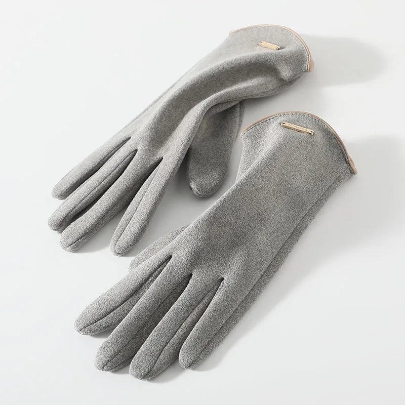 Women's Basic Simple Style Solid Color Gloves