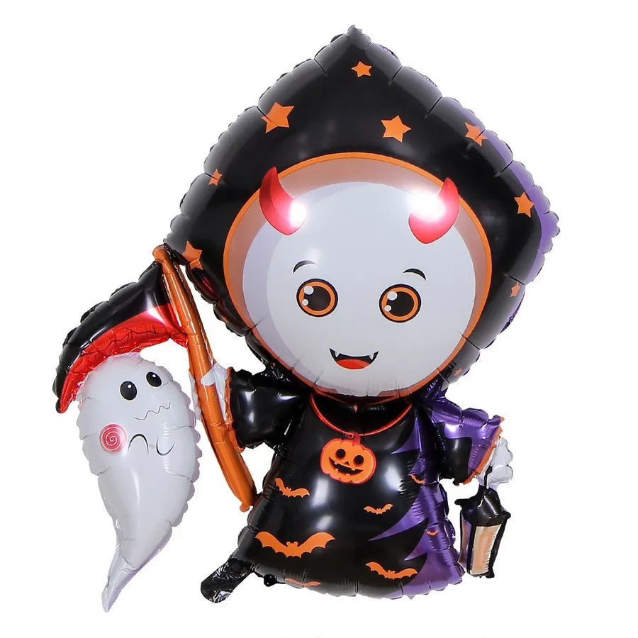 Halloween Pumpkin Bat Skull Aluminum Film Party Balloons Party Supplies Balloons