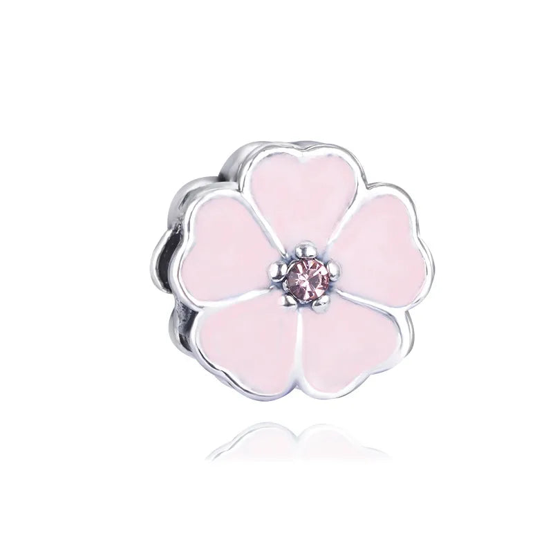 20 PCS/Package Diameter 10mm Alloy Letter Heart Shape Flower Beads