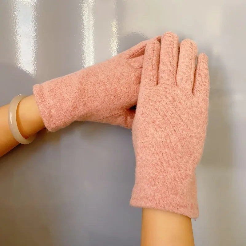 Women's Basic Lady Simple Style Bow Knot Gloves
