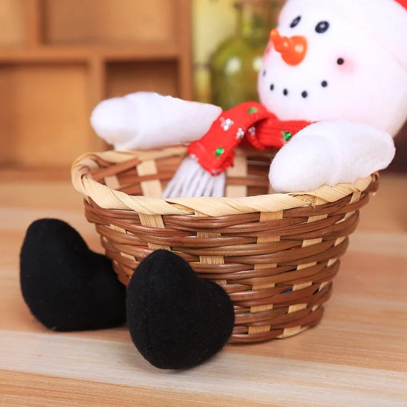 christmas cute santa claus gingerbread snowman bamboo strip party gift wrapping supplies