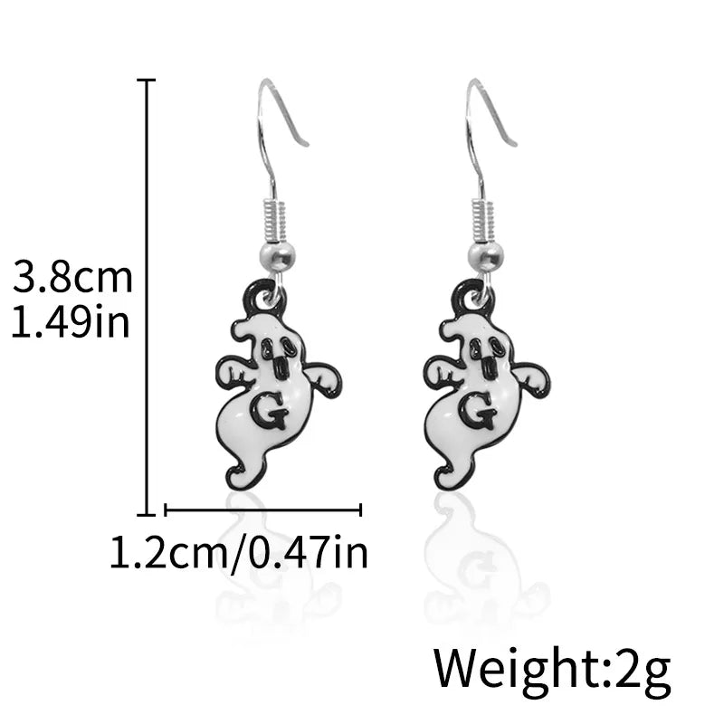 Halloween Ghost Devil Death Zombie Horror Pumpkin Skull Ear Cuff Alloy Geometric Pattern Unisex Original Design Jewelry Earring
