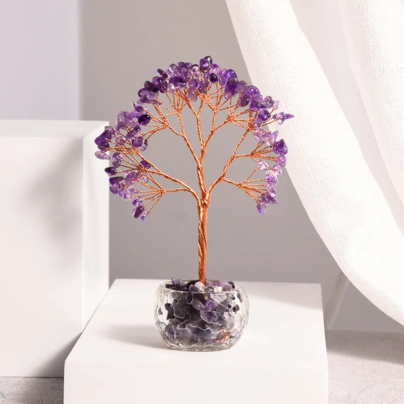 Simple Style Tree Crystal Crystal Ornaments Artificial Decorations