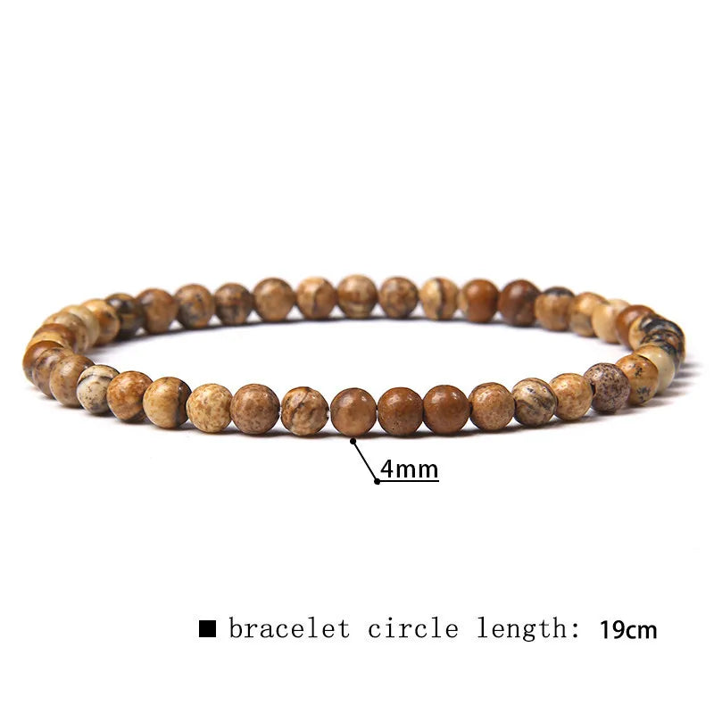 Simple Style Geometric natural stone Bracelets In Bulk
