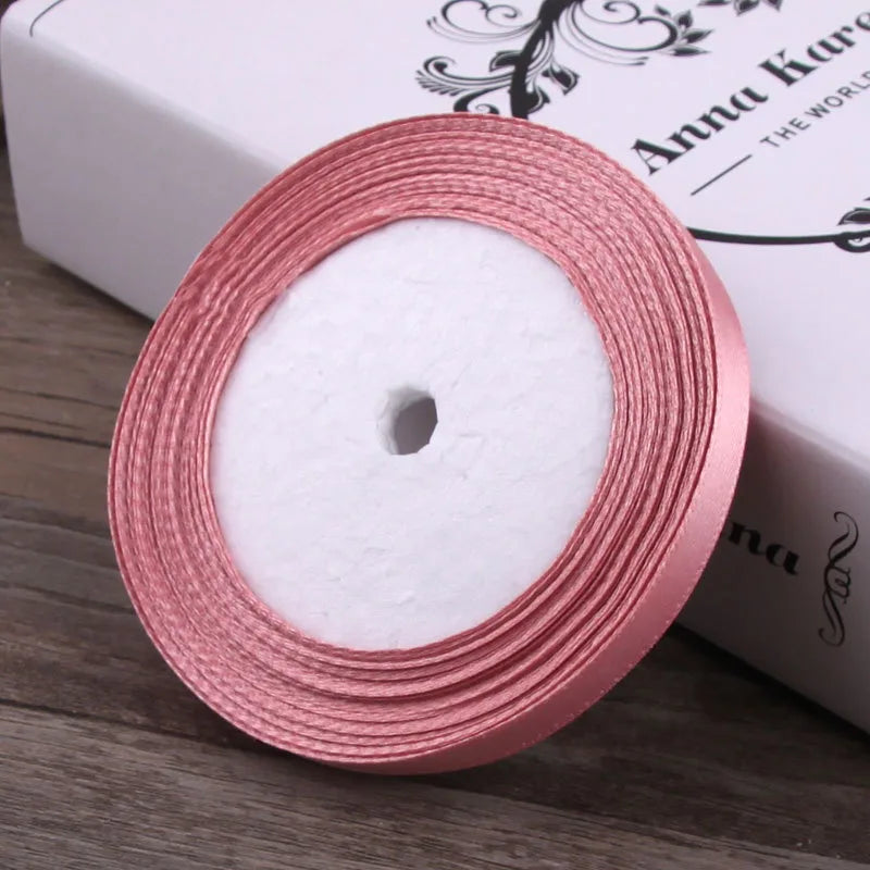 6mm Wide Ribbon Red Ribbon Fabric Ribbon 6mm Packaging Woven Hair Ribbon Thin Ribbon Headwear Hair Accessories Gold Line Ribbon